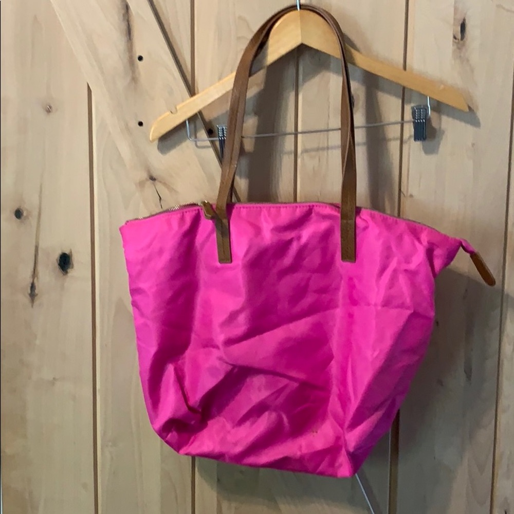 Hot pink tote